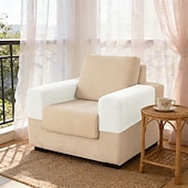 abordables Housse de fauteuil et d'accoudoir de canapé-Housses d'accoudoirs pour chaises et canapés, housses d'accoudoirs de canapé en jacquard spandex, protection antidérapante pour meubles, housses lavables pour fauteuils inclinables