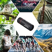 economico Telemetri e telescopi-Telescopio monoculare ad alta potenza 2000x25 con adattatore per smartphone, monoculare tascabile compatto e impermeabile per adulti e bambini, ideale per birdwatching, caccia, campeggio, viaggi e