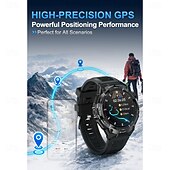 economico Smartwatch-Smartwatch AMOLED da 1,43" per uomo e donna, chiamate Bluetooth, batteria da 700 mAh, impermeabile fino a 3 ATM, orologio fitness.