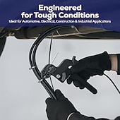 Недорогие зажимы и плоскогубцы-Пистолет для кабельных стяжек из нержавеющей стали со 100 металлическими стяжками длиной 11,8 дюймов, специальный инструмент для затягивания и обрезки стальных стяжек, детали для забора из