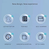 preiswerte Handy-Halter-2-in-1 magnetischer MagSafe-Wallet-Ständer, magnetisches Leder-Kartenetui für iPhone 17, 16, 15 Pro Max Serie mit verstellbarer Halterung