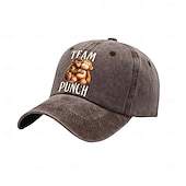 voordelige Geschenken-Team Punch Monkey Meme Baseball Cap Grappige Vintage Gewassen Katoenen Verstelbare Vader Pet voor Mannen en Vrouwen