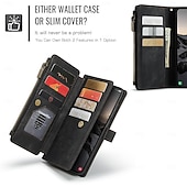 abordables 2026 Samsung Galaxy S26 Serie-teléfono Funda Para Samsung galaxia S26 S26 Ultra Plus Tarjetas billetera con Soporte con correa de muñeca Ranura para tarjetas Retro TPU Cuero de PU