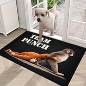 economico Zerbini-zerbino divertente con scimmietta, lavabile e antiscivolo, perfetto per la porta d'ingresso, con simpatica scimmietta, ideale per interni ed esterni, perfetto come tappeto di benvenuto o per la