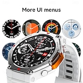 economico Smartwatch-Nuovo smartwatch impermeabile 5 ATM, ideale per attività all'aperto, monitoraggio sportivo, pagamenti PayPal, chiamate Bluetooth, schermo HD da 1,45" 466*466, smartwatch indossabile 2025