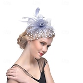 cheap Fascinators-Fascinators Feathers Wedding Birthday Elegant Vintage Cute With Feather Headpiece Headwear