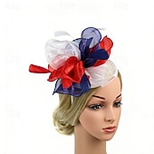 economico Fascinatori-Fascinator Organza Matrimonio Compleanno Elegante Vintage Carino Con Piuma Tulle Copricapo Copricapo