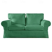 cheap Sofa Cover-2 Seat Sofa Cover or  2 Seat Sofa Bed Cover with Cushion Covers and Backrest Covers For Ektorp Couch Slipcover Washable Furniture Protector  LITB PRIME cover Ektcover