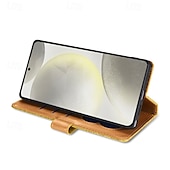cheap 2026 Samsung Galaxy S26 Series-Phone Case For Samsung Galaxy S26 S26 Plus S26 Ultra Wallet Case Zipper Full Body Protective Kickstand Color Gradient sky PU Leather