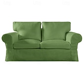 cheap Sofa Cover-2 Seat Sofa Cover or  2 Seat Sofa Bed Cover with Cushion Covers and Backrest Covers For Ektorp Couch Slipcover Washable Furniture Protector  LITB PRIME cover Ektcover