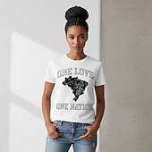  Meciul Mondial de Fotbal 2026 Ținute Tricou grafic Fotbal Inspirat de Brazilia Patriotic Tricou pentru Unisex Adulți Imprimare 3D pentru Petrecere Sport exterior