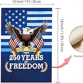 olcso 250. évforduló-USA 250. évfordulója USA kerti zászló kültéri kerti dekorációs transzparens 250. évforduló megemlékezésre és hazafias ünneplésre