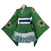 billiga Animekostymer-Havsäventyrare Stråhattpirat Animé Klänningar Kläder Maskerad Cosplay-kostymer Kimono Anime Expo Kostym Till Dam Vuxna