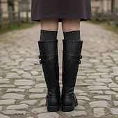 Недорогие Обувь-Средневековый Эпоха возрождения Стимпанк Ботинки Кельтский рыцарь Маскарадный костюм Жен. Хэллоуин Карнавал Выступление РИЖД Рен Фэйр Взрослые Туфли