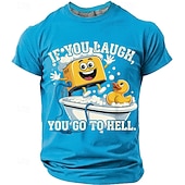  Hombre Argot divertido Camiseta Manga Corta Camiseta Impresión 3D Cuello Barco Camisa Moda Diario Diario Calle Brezo de pomelo Verano Primavera Ropa S M L XL XXL XXXL