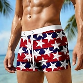  Per uomo 4 luglio, 250° anniversario degli Stati Uniti Bandiera degli Stati Uniti Costumi da bagno Pantaloncini da mare Pantaloncini da Surf Misura del girovita medio Patriotico All'aperto Ferie