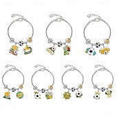  Partido Mundial de Fútbol 2026 pulsera Fútbol Futbol Uso Diario Niños Adulto Unisexo Casual Exterior Partido Disfrazarse