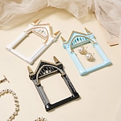 voordelige Beeldhouwwerken-Resin Pattern Photo Frame Decorative Item DIY Piece for Photography Props and Small Home Decoration