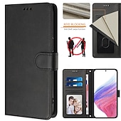 levne 2026 Samsung Galaxy S26 Série-telefon Carcasă Pro Samsung Galaxy S26 S26 Ultra Plus Pouzdro na peněženku se stojánkem s Lanyardem s poutkem na zápěstí Retro TPU PU kůže