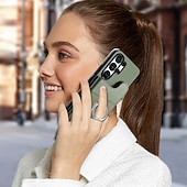 billiga 2026 Samsung Galaxy S26 Serien-telefon fodral Till Samsung Galaxy S26 S26 Plus S26 Ultra Skal med stativ Ringhållare Ringspänne Kontor / företag TPU PU läder
