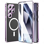 tanie 2026 Samsung Galaxy S26 Seria-telefon Kılıf Na Samsung Galaxy S26 S26 Plus S26 Ultra Obudowa z adsorpcją magnetyczną Krystalicznie czyste Smukła obudowa Odpianane i ochraniacz ekranu Lustro Stop aluminium