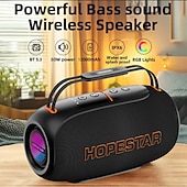 cheap Bluetooth Speakers-80W Bluetooth Speaker, BT 5.3 Wireless Portable Speaker with Deep Bass &amp; RGB Lights, IPX6 Waterproof, 12000mAh for 2026 World Soccer Match Home Watch Party, Immersive Stadium Sound Experience