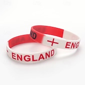 economico Accessori e Cappelli-20 braccialetti per la partita mondiale di calcio 2026, calcio, patriottico, unisex, per bambini e adulti, per feste, eventi calcistici, travestimenti