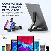 cheap Jewelry &amp; Cosmetic Storage-Portable Foldable Universal Folding Tablet Holder, 180-degree Free Rotation Phone Holder, Equipped With Anti-slip Sponge on the Bottom, Perfect for Both Studying And Enjoying TV Shows