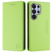 cheap 2026 Samsung Galaxy S26 Series-Phone Case For Samsung Galaxy S26 S26 Plus S26 Ultra Wallet Case with Stand Holder Support Wireless Charging Card Slot Retro TPU PU Leather