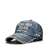 economico I regali-Cappellino da baseball Still Not Dead per uomo, cappello regolabile Hard to Kill, cappello da papà con umorismo vintage, cappello sportivo casual per esterni, cappello da baseball resistente in stile