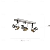 baratos Luzes de teto reguláveis-10 cm Regulável Luzes de Tecto Metal Estilo Artístico Galvanizar Artistíco 110-120V 220-240V