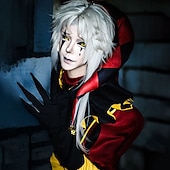 baratos Fantasias Anime-fantasia de circo para cosplay, fantasias de videogame, fantasias de Halloween, baile de máscaras, Comic Con, Anime Expo, blusa, calça e luvas para adultos