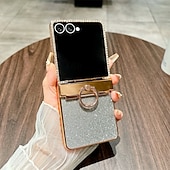 levne Pouzdra pro Samsung-telefon Carcasă Pro Samsung Galaxy Z Flip 7 Z Flip 7 FE Z Flip 6 Z Flip 5 Z Flip 4 Z Flip 3 Zábavné Držák na prsteny Komiks Kov ABS
