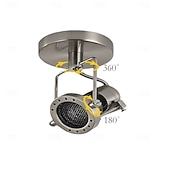 baratos Luzes de teto reguláveis-10 cm Regulável Luzes de Tecto Metal Estilo Artístico Galvanizar Artistíco 110-120V 220-240V