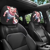 olcso 250. évforduló-2 db rajzfilmfigura, focimeccs mintás fejtámla huzat autóba, belső dekoráció, rugalmas kialakítás, univerzális illeszkedés, alkalmas napi ingázásra és családi kirándulásokra, tökéletes szórakoztató