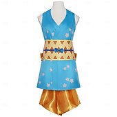 cheap Anime Costumes-Ocean Adventurer Straw Hat Pirate Anime Outfits Japanese Traditional Kimono Fancy Dress Cosplay Suits Halloween Carnival Costume For Women's Adults'