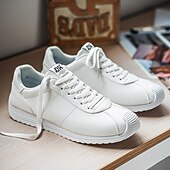 abordables Zapatillas Informales-Zapatillas sin cordones de piel sintética para hombre: elegantes, fáciles de llevar, ideales para reuniones informales, viajes y comodidad diaria.