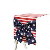 Χαμηλού Κόστους 250η επέτειος-250ή επέτειος των ΗΠΑ, 1 τεμάχιο σχέδιο φιόγκου τραπεζιού, αναμνηστική διακόσμηση αυλής 1776-2026 για πατριωτικό εορτασμό, ημιπεντηκονταετία, 4η Ιουλίου, ημέρα ανεξαρτησίας