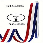 olcso Az Egyesült Államok 250. évfordulója-hazafias piros, fehér &amp;kék csíkos szalag, fél tekercs – 1968 hüvelykes anyag július 4-i ünnepre, barkácsolás, varrásprojektek &amp;emléknapi dekorációk