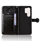 billige 2026 Samsung Galaxy S26-serien-telefon Etui Til Samsung Galaxy S26 S26 Pluss S26 Ultra Lommebok-kortveske Magnetisk Helkroppsbeskyttende med nøkkelbånd Kontor / Bedrift Geometrisk mønster TPU
