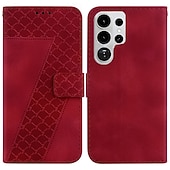levne 2026 Samsung Galaxy S26 Série-telefon Carcasă Pro Samsung Galaxy S26 S26 Plus S26 Ultra Pouzdro na peněženku Vytlačený vzor Ochrana celého těla Stojánek Geometriské vzory PU kůže