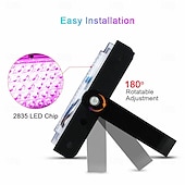 Недорогие Освещение для роста растений-Полноспектральный светодиодный фитолампа для растений, лампа для рассады суккулентов, овощей, теплица. &amp;Садовое дополнительное освещение для растений, 50/100/200/500 Вт, вилка