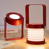 cheap Decorative Lights-Portable LED Lantern Light USB Rechargeable Outdoor Camping Light, Dimmable Atmosphere Lamp for Home Decor, Unique Birthday Gifts for Women Mom Friends