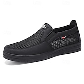 billiga Slip-On vardagsskor-Herrbruna slip-on casualskor, andningsbara, lätta och bekväma promenadloafers för vardagsbruk, kontor, resor, bilkörning, helgfritid och enkel smart casual-stil