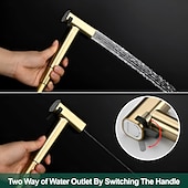 זול ברזים לבידה-סט ריסוס בידה חם וקר מוסתר לאסלה, מרסס בידה ידני לאסלה, מרסס בידה ידני לשירותים, מים חמים