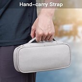 cheap Luggage &amp; Travel Storage-Travel Storage Bag with Cable Management, Zippered Light Gray Tech Organizer for Chargers, Power Banks, Hard Drives, Data Cables – Portable Carry-On Travel Case