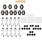 お買い得  家庭の改善-オートバイ用ライト、ドローン用ストロボライト、7色ミニUSB LED、衝突防止、バイク、航空機、夜間飛行、点滅警告信号ライト
