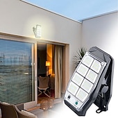 billige Vegglamper til utendørsbruk-Utendørs solcelledrevet 8-rutenett LED-cob-vegglampe med klips og bevegelsessensor, IP65 vanntett, multifunksjonell nødarbeidslampe for hage, gårdsplass, gjerde, park, garasjebelysning