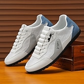 abordables Zapatillas Informales-Zapatillas deportivas de piel sintética para hombre: diseño moderno para estilos de vida activos, ideales para correr, caminar y actividades al aire libre.