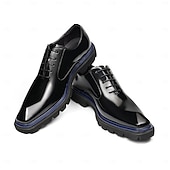abordables Chaussures de Costume Classiques-Chaussures derby classiques pour hommes, 100 % cuir de première qualité, finition polie, confortables et élégantes, idéales pour les affaires, les mariages et les occasions formelles.